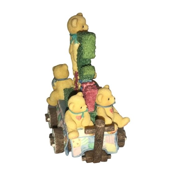 Cherished Teddies - Five Teddies on a Float - 5th Anniversary 1999 Members Only - Picture 7 of 9